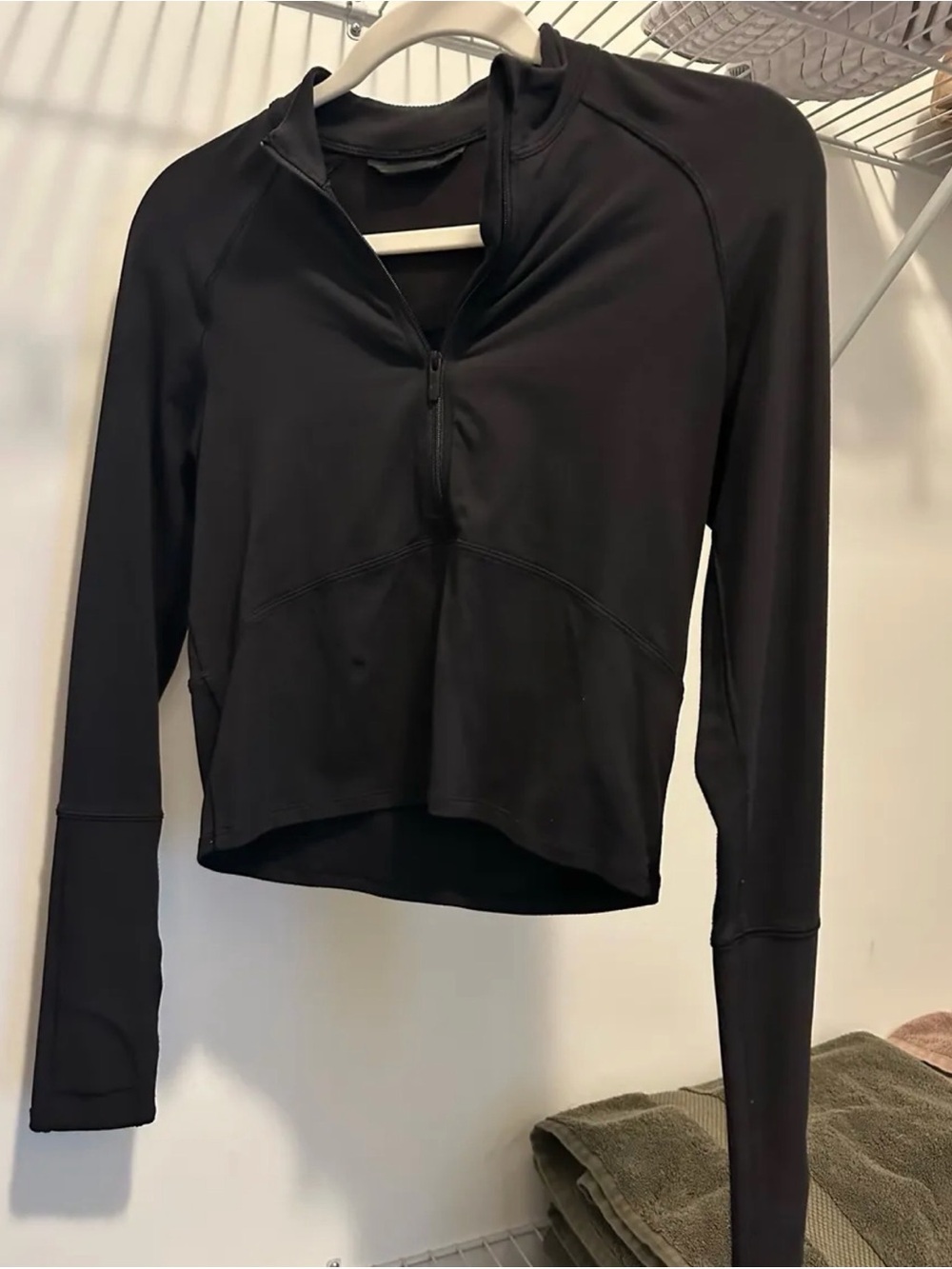 Lululemon Black Long-Sleeve Quarter-Zip